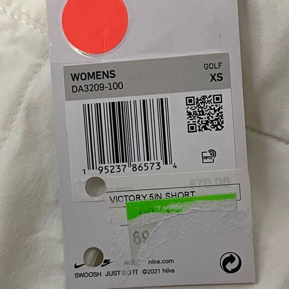 NIKE Women's Dri-FIT Victory Golf Shorts Size XS White NEW Active Performance - Picture 9 of 10